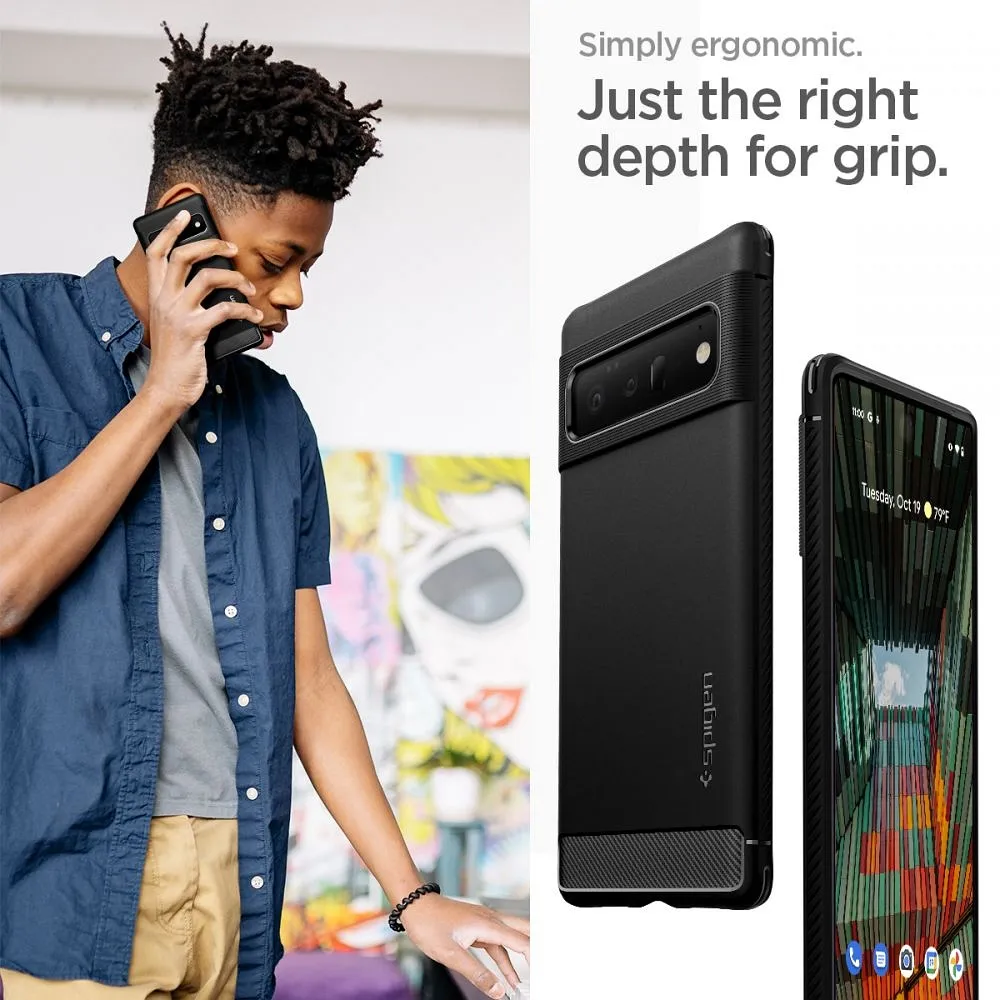 SPIGEN Rugged Armor for GOOGLE PIXEL 6 PRO matte black - Image 11