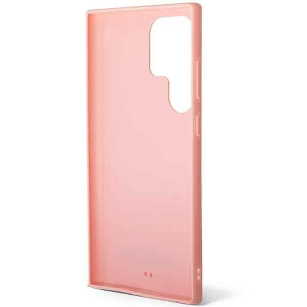 KARL LAGERFELD case for SAMSUNG S23 Ultra KLHCS23LRUPKLPP (Rubber Mono Logo Plate) pink - Image 4