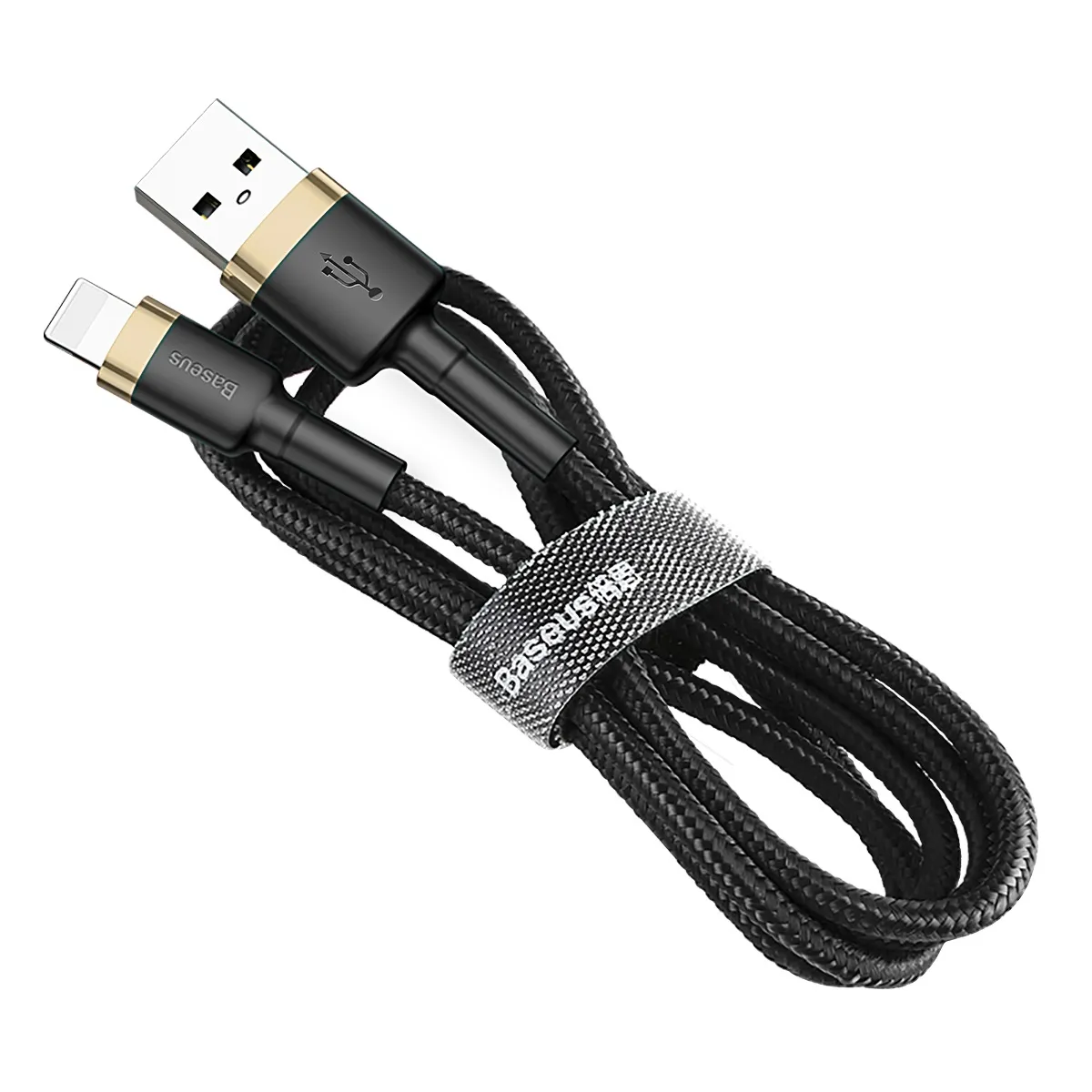 BASEUS cable USB A to Lightning 1,5A Cafule CALKLF-CV1 2 m black gold - Image 5