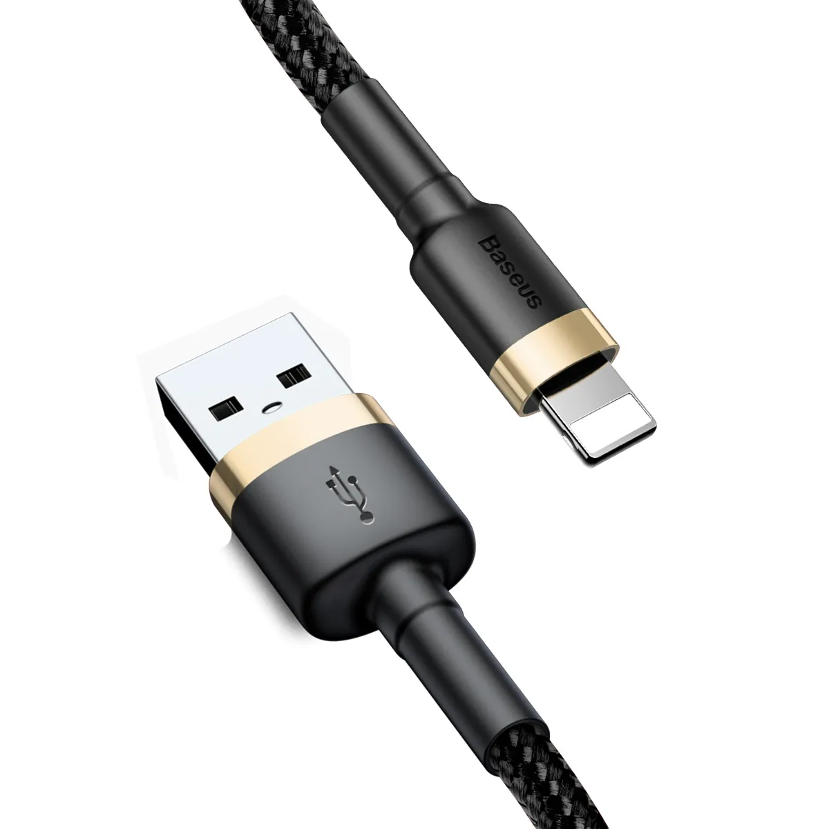 BASEUS cable USB A to Lightning 1,5A Cafule CALKLF-CV1 2 m black gold - Image 6