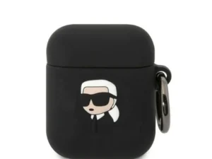 KARL LAGERFELD case for APPLE Airpods 1 / 2 KLA2RUNIKK (3D Sil NFT Karl) black