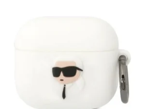 KARL LAGERFELD case for APPLE Airpods 3 KLA3RUNIKH (3D Sil NFT Karl) white