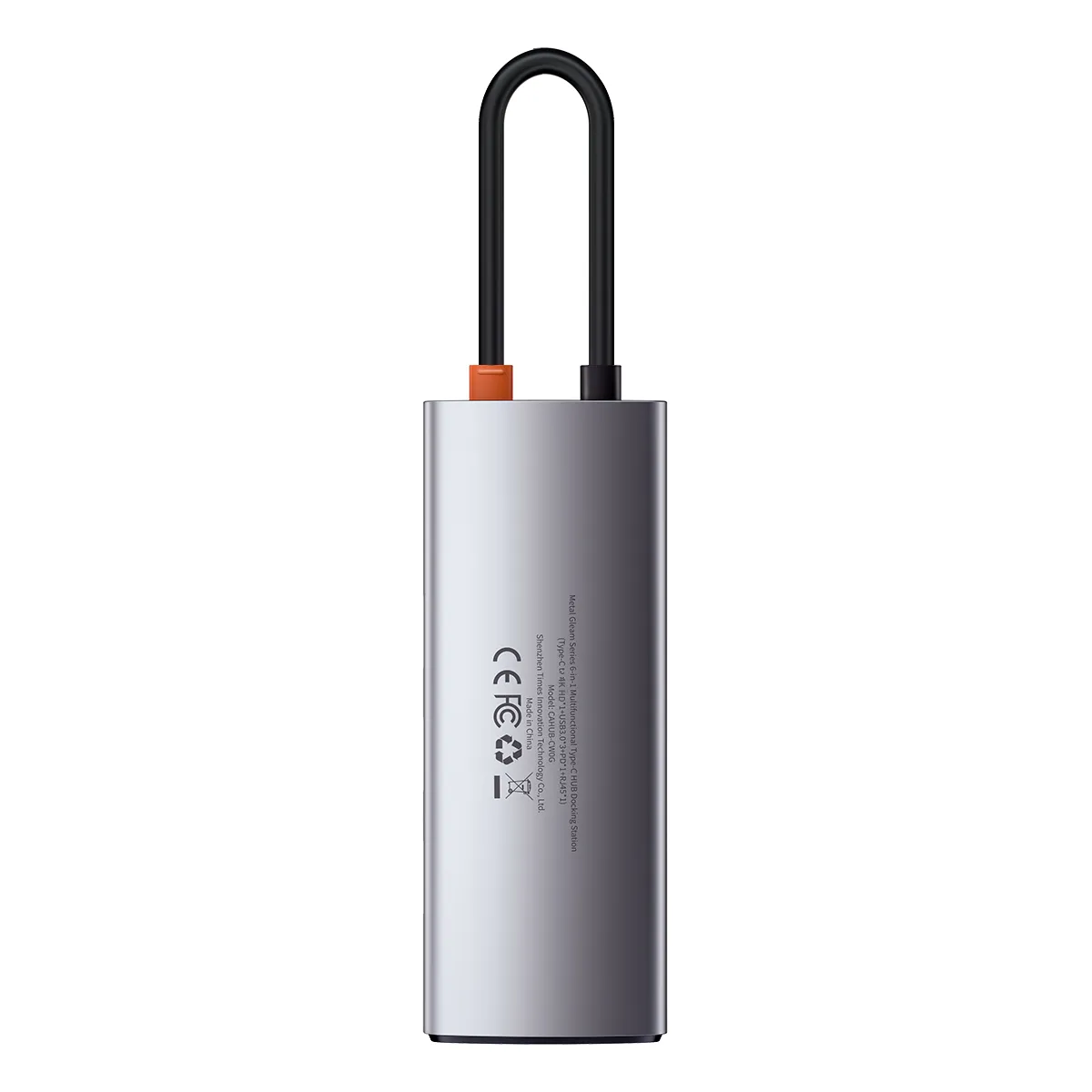 BASEUS adapter HUB 5in1 Type C CAHUB-CX0G 0,15 m gray - Image 2