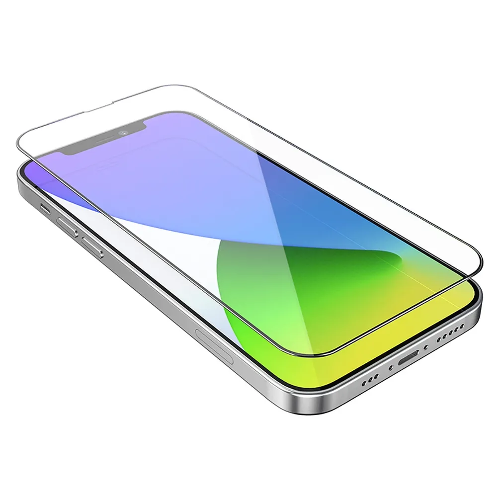 HOCO tempered glass HD 5D Guardian shield (SET 10in1) - for iPhone 12 / 12 Pro black (G14) - Image 14