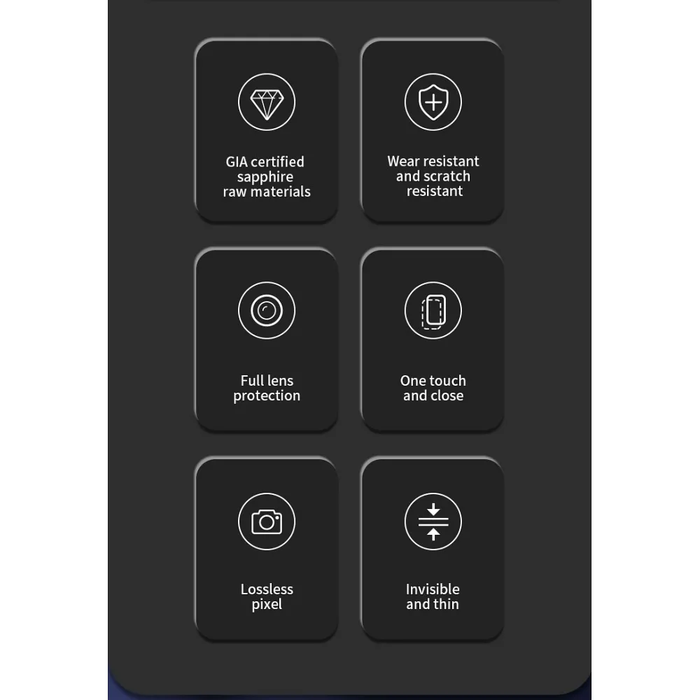 X-ONE Sapphire Camera Armor Pro - for iPhone 13/13 mini - Image 11