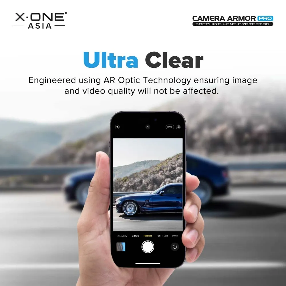 X-ONE Sapphire Camera Armor Pro - for iPhone 13 Pro/13 Pro Max - Image 7