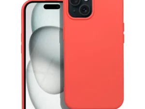 SILICONE case for IPHONE 15 peach
