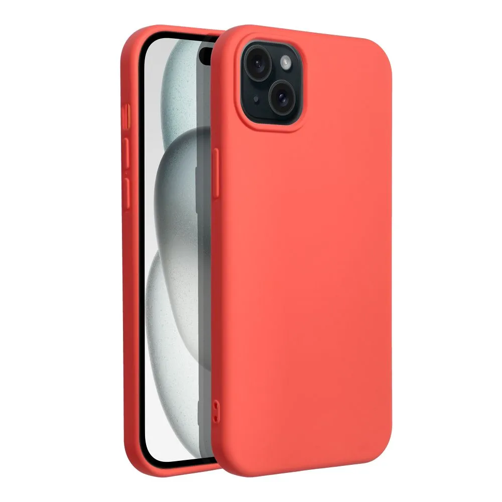 SILICONE case for IPHONE 15 Plus peach - Image 2