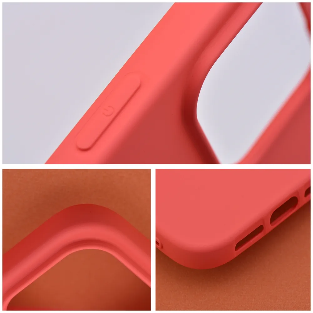 SILICONE case for IPHONE 15 Plus peach - Image 6