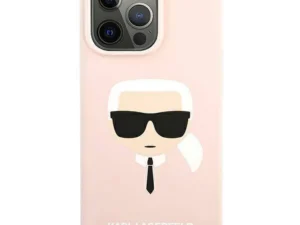 KARL LAGERFELD case for IPHONE 13 Pro KLHCP13LSLKHLP (Silicone K. Head) light pink