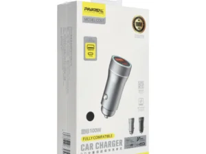 PAVAREAL car charger USB A + Type C PD 3A 20W PA-CC67 black [EOL]