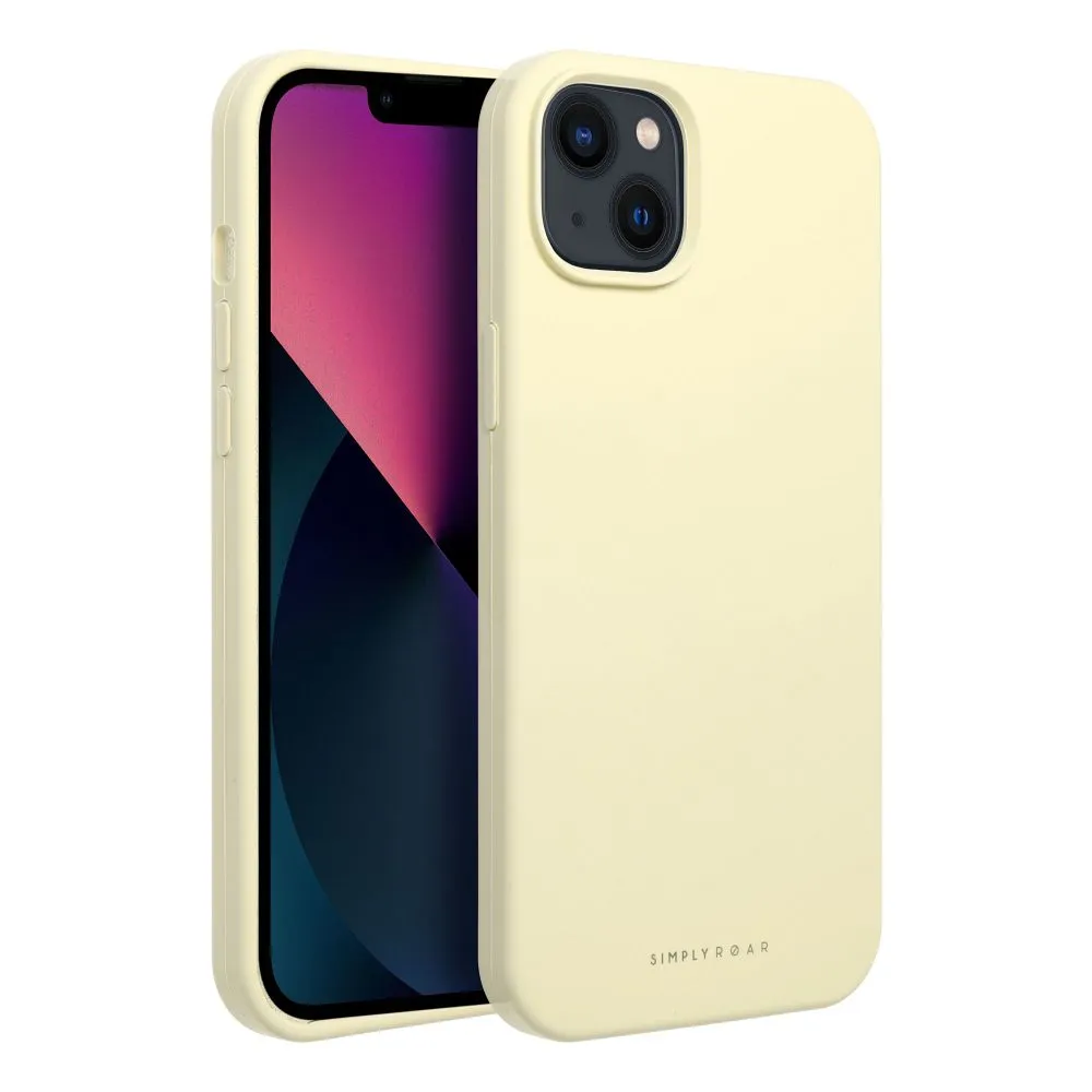 Roar Cloud-Skin Case - for iPhone 13 Light Yellow - Image 2