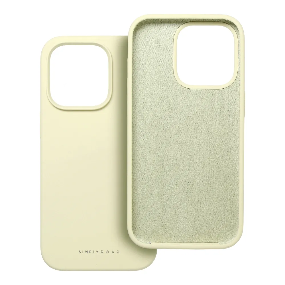 Roar Cloud-Skin Case - for iPhone 13 Light Yellow - Image 4