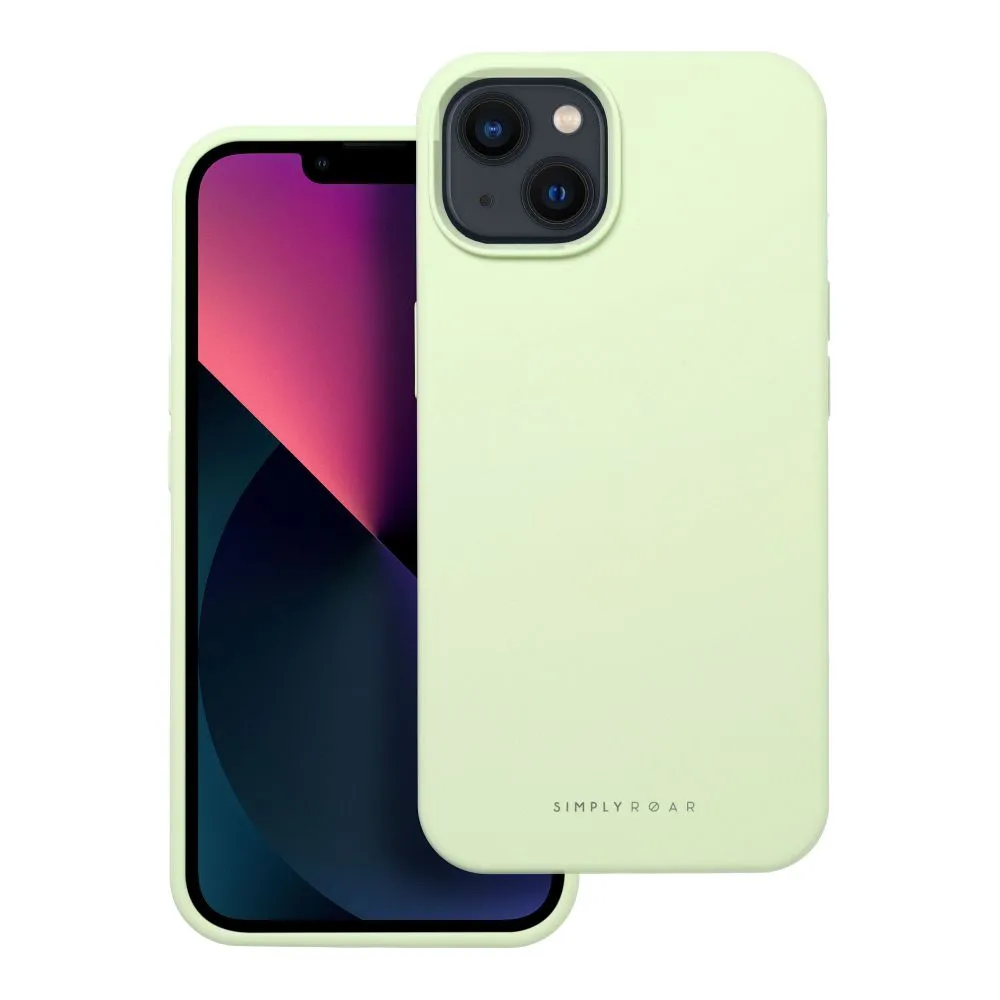 Roar Cloud-Skin Case - for iPhone 13 Light green