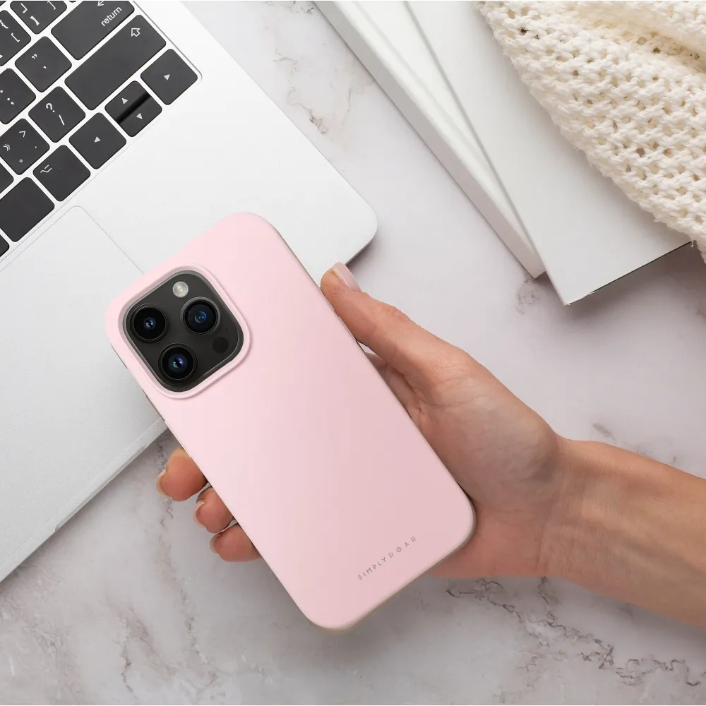 Roar Cloud-Skin Case - for iPhone 13 Light Pink - Image 6