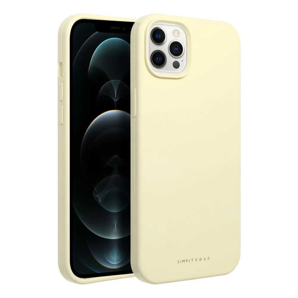 Roar Cloud-Skin Case - for iPhone 12 Pro Light Yellow - Image 2