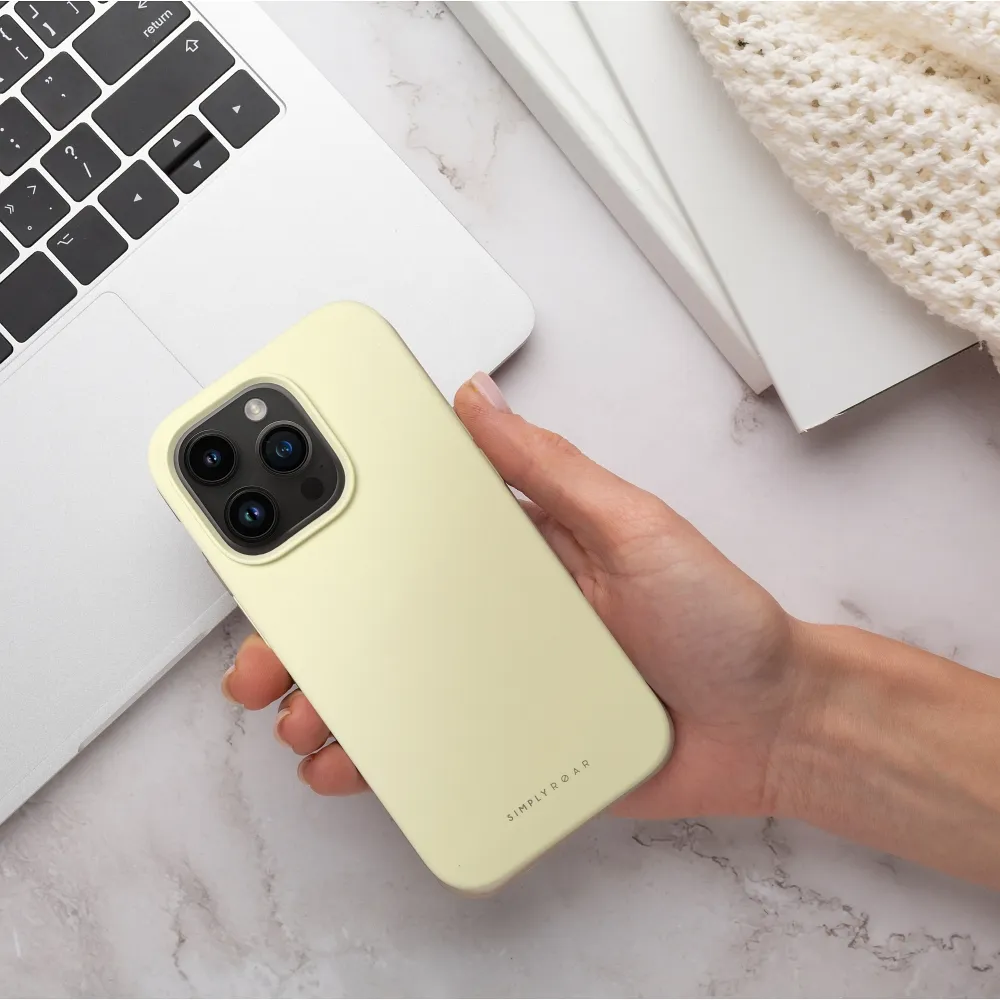 Roar Cloud-Skin Case - for iPhone 12 Pro Light Yellow - Image 6
