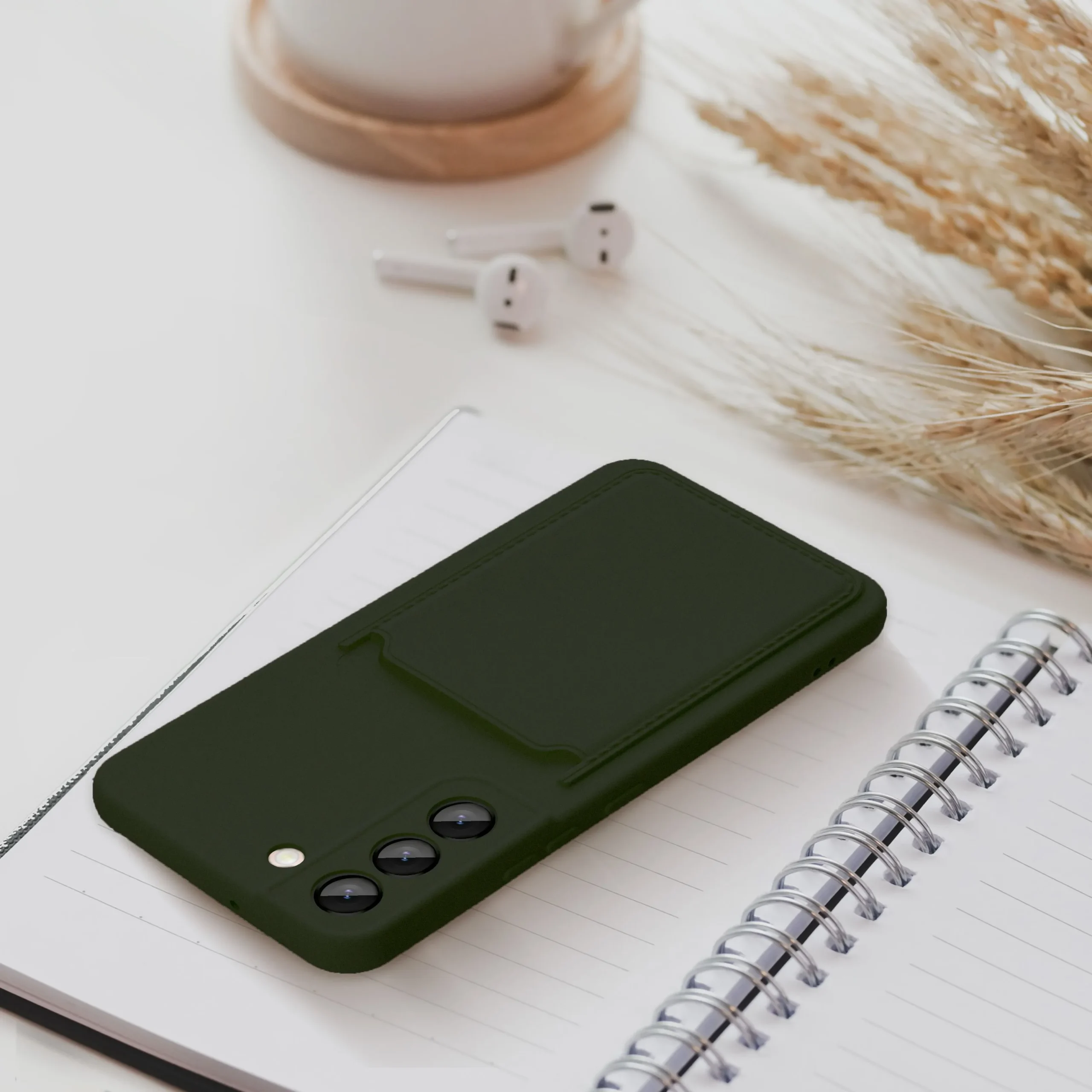 CARD case for SAMSUNG A14 5G / A14 4G green - Image 5