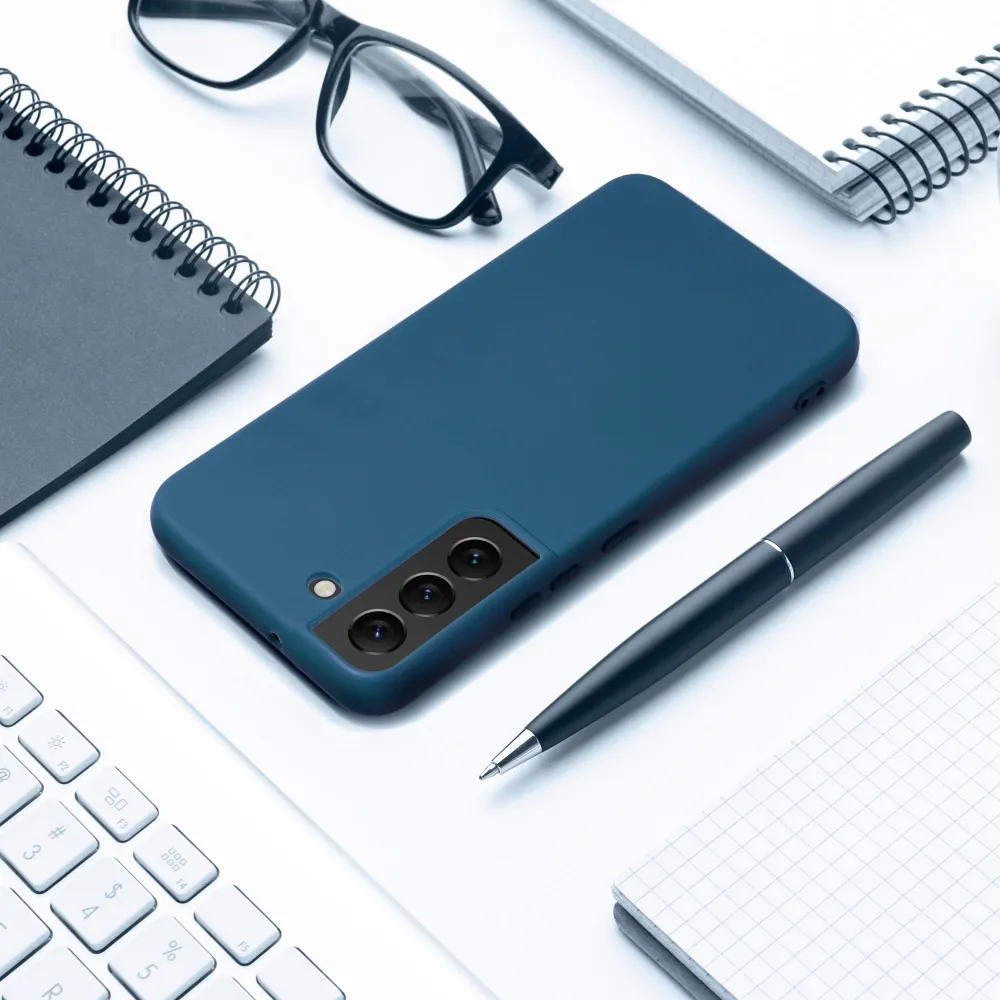 SILICONE case for SAMSUNG A14 5G / A14 4G blue - Image 9