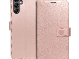 MEZZO Book case for SAMSUNG A14 4G / A14 5G  mandala rose gold