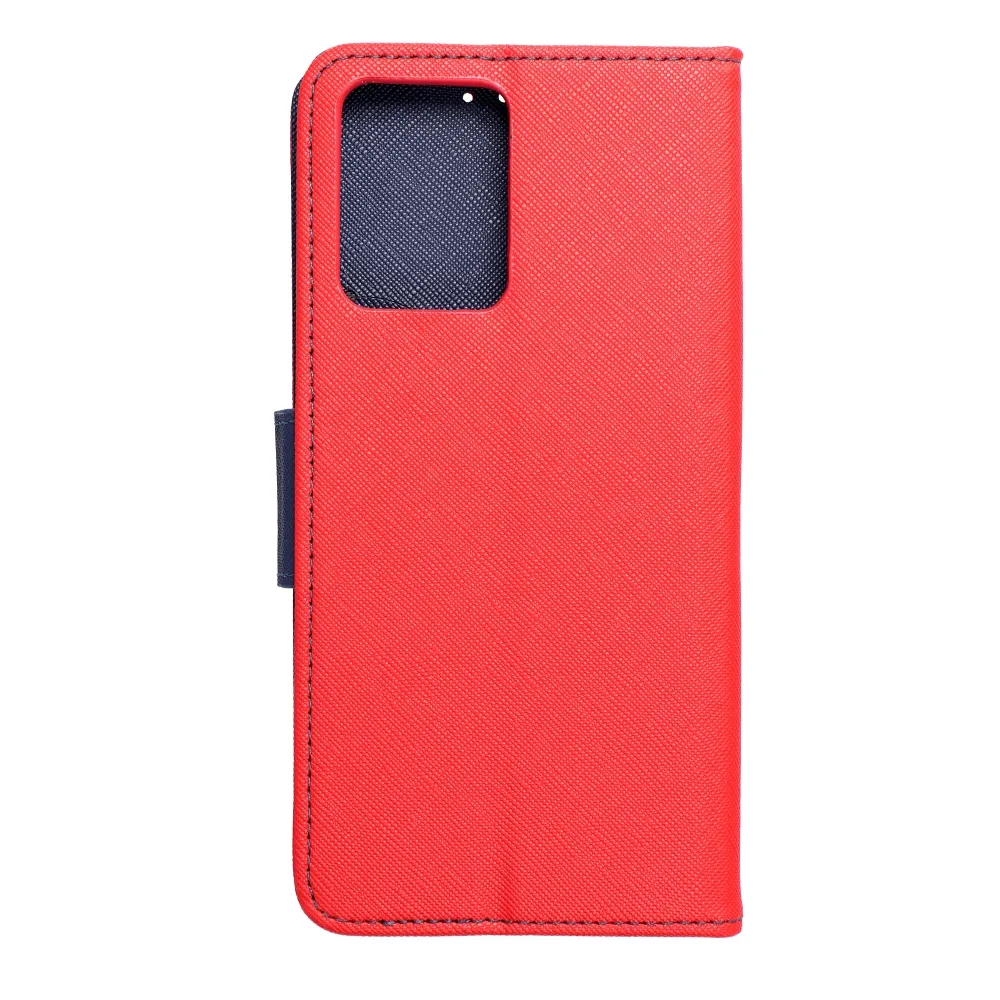 FANCY Book case for XIAOMI Redmi Note 12 5G red / navy - Image 2