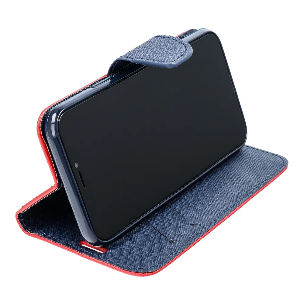 FANCY Book case for XIAOMI Redmi Note 12 Pro 5G red / navy - Image 4