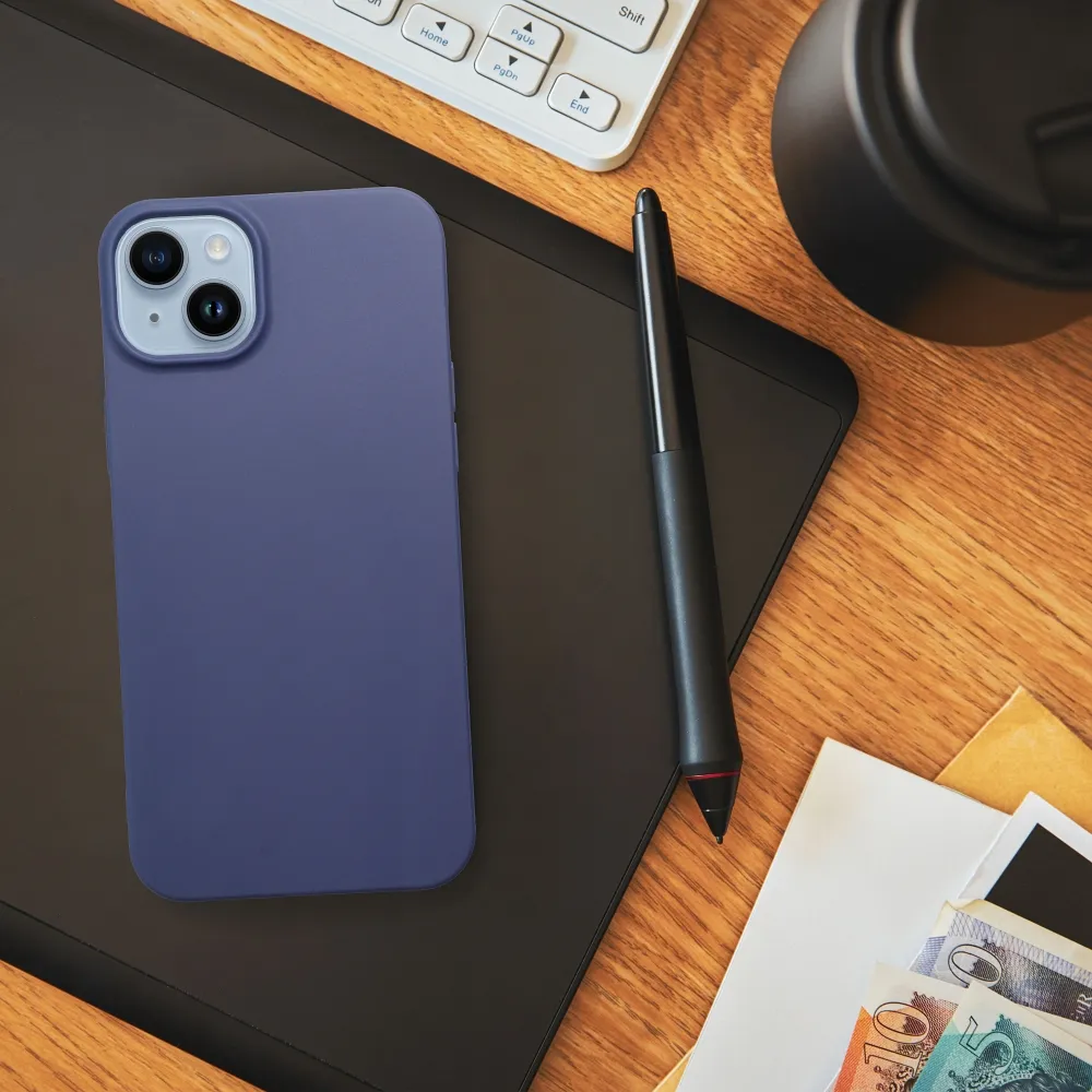 MATT case for XIAOMI Redmi Note 12 5G blue - Image 4