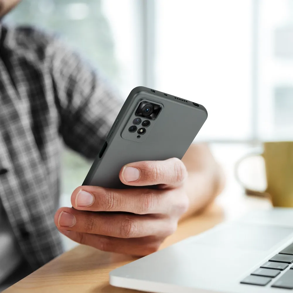 METALLIC Case for XIAOMI Redmi 12C grey - Image 9