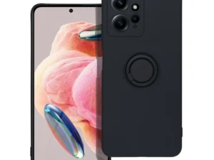 SILICONE RING case for XIAOMI Redmi Note 12 4G black