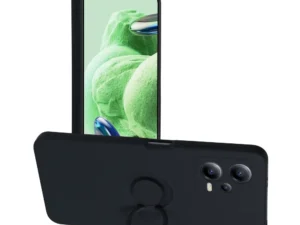 SILICONE RING case for XIAOMI Redmi Note 12 5G black