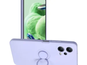 SILICONE RING case for XIAOMI Redmi Note 12 5G violet