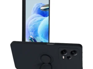 SILICONE RING case for XIAOMI Redmi Note 12 Pro 5G black