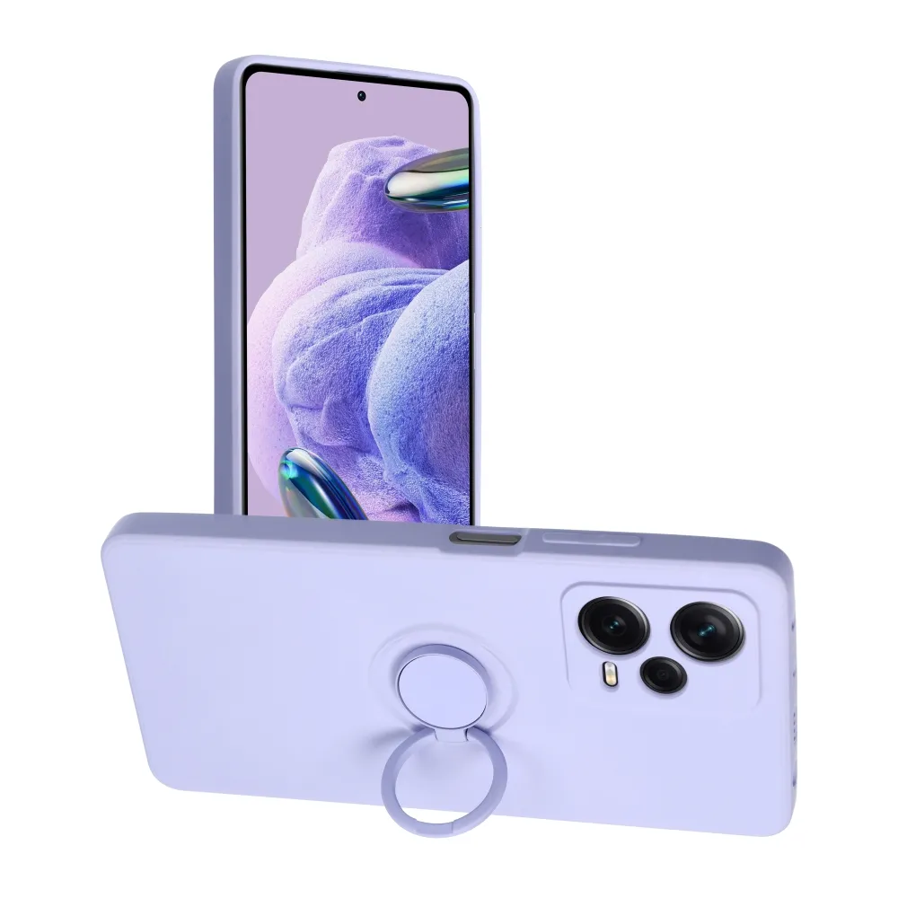 SILICONE RING case for XIAOMI Redmi Note 12 Pro Plus 5G violet