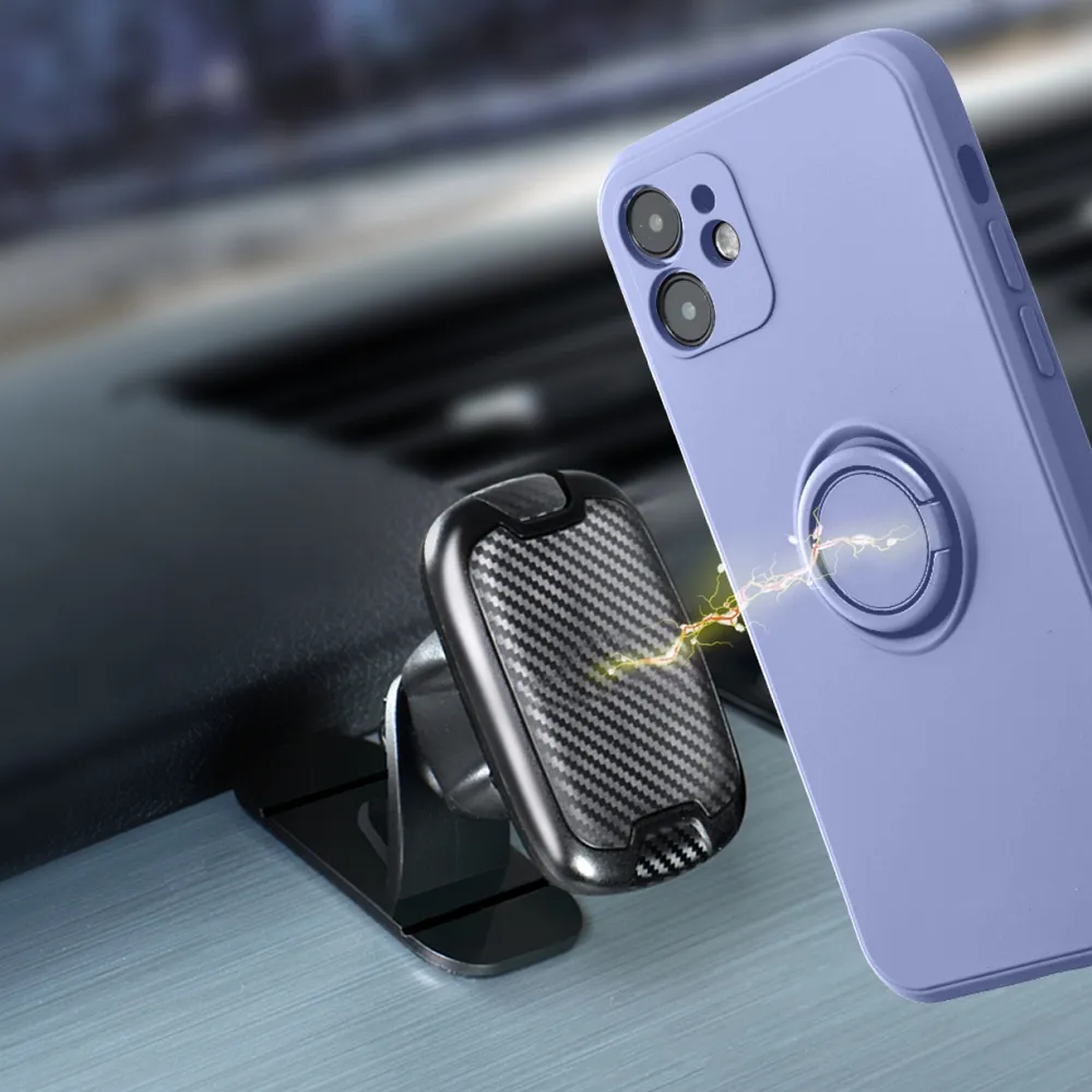 SILICONE RING case for XIAOMI Redmi Note 12 Pro Plus 5G violet - Image 8