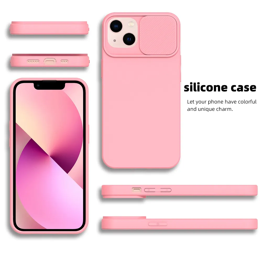 SLIDE case for IPHONE 15 Plus light pink - Image 5