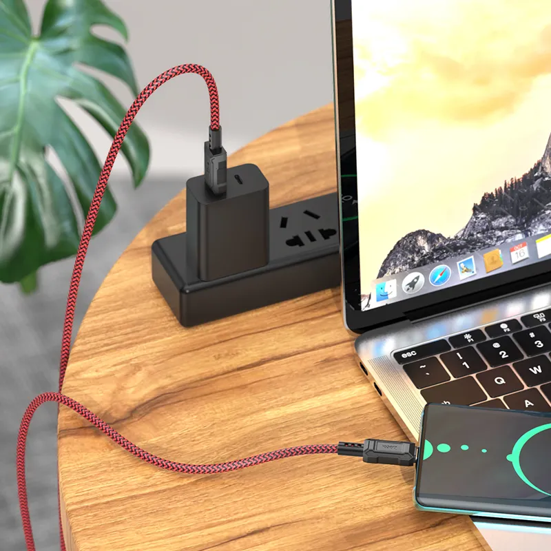 HOCO cable USB A to Type C 3A X94 1 m red - Image 3