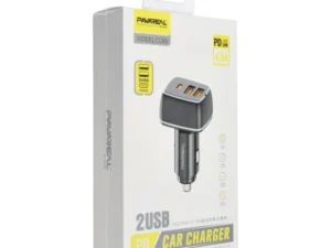 PAVAREAL car charger 2 x USB A + Type C PD 4,8A 20W PA-CC65 white