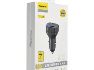 PAVAREAL car charger USB A + Type C PD 5A 20W PA-CC63 black