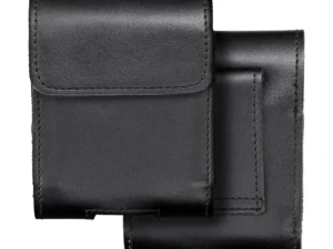 ROYAL universal horizontal leather belt holster size V for SAMSUNG FLIP 1 / 2 / 3 / 4 / HUAWEI P50 Pocket / MOTOROLA RAZR 5G black