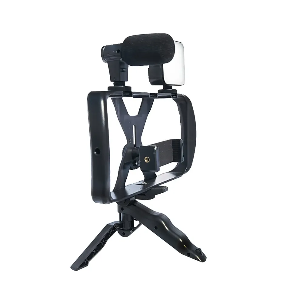 Combo selfie with tripod for live broadcast with LED flash and micro and remote control TL-49T - Image 5