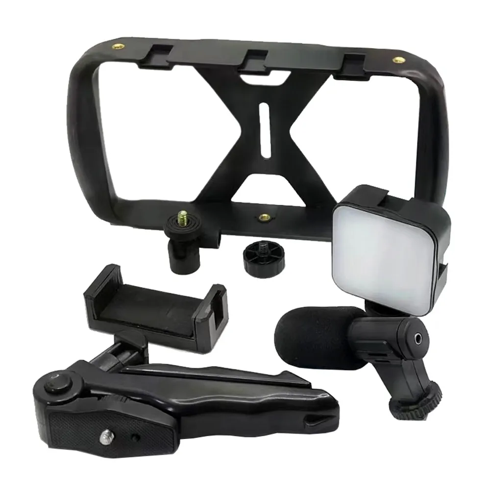 Combo selfie with tripod for live broadcast with LED flash and micro and remote control TL-49T - Image 4