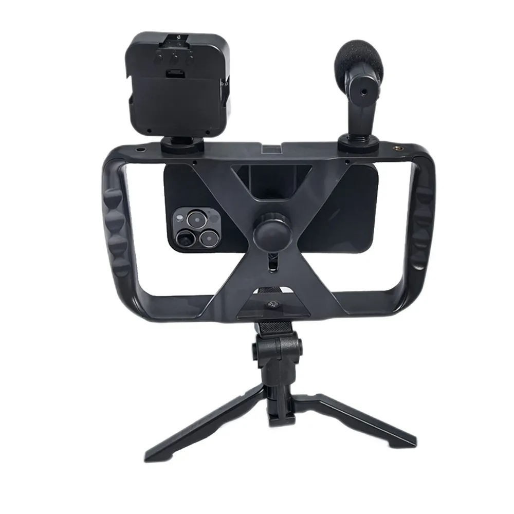 Combo selfie with tripod for live broadcast with LED flash and micro and remote control TL-49T - Image 20