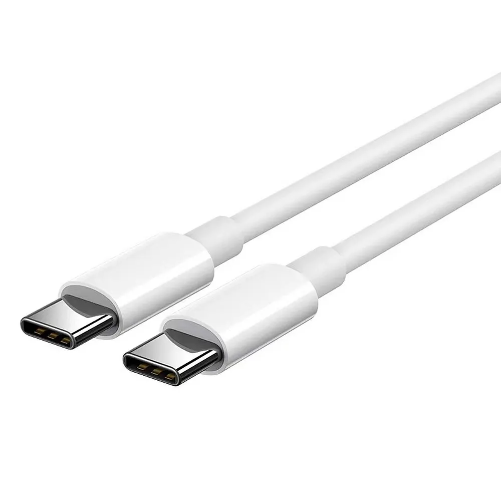 C-típusú–C-típusú kábel, PD 40 W, HD23, 1 m, fehér - 5. kép