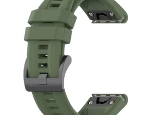 Silicone strap for GARMIN FENIX 3 / 3HR / 5X / 6X / 6X Pro / 7X / 7X Pro dark green (4)
