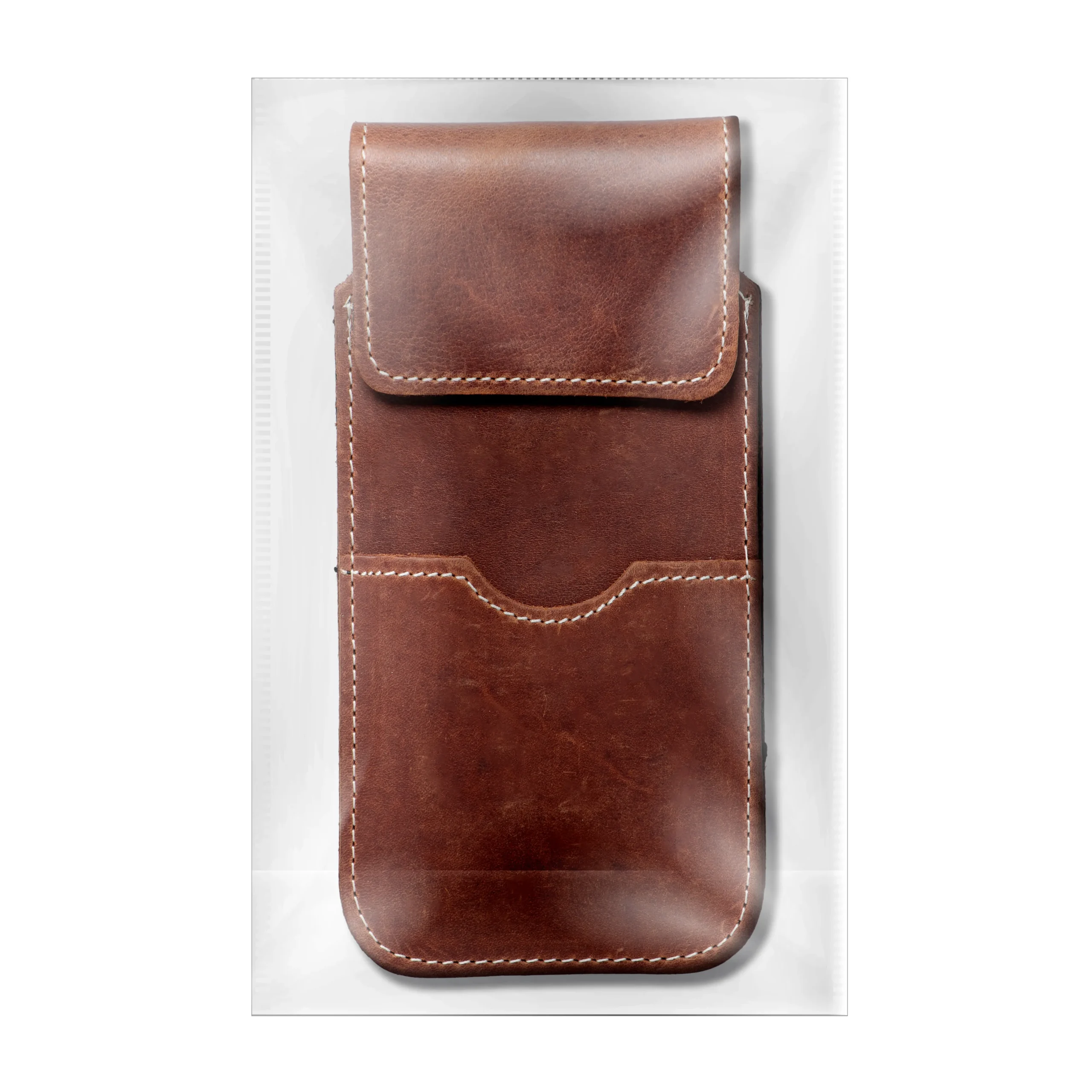 ROYAL Crazy Horse - Leather universal flap pocket / brown - Size 3XL - HUAWEI MATE 20X - Image 8