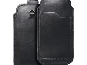 ROYAL - Leather universal blet pocket / black - Size M - IPHONE 5 / NOKIA S5610 / LUMIA 230