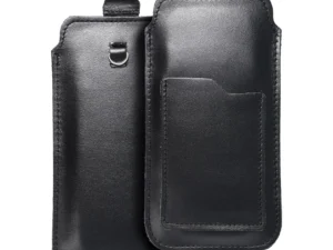 ROYAL - Leather universal blet pocket / black - Size XL - IPHONE 11 / 12 / 13 / SAMSUNG S7 EDGE