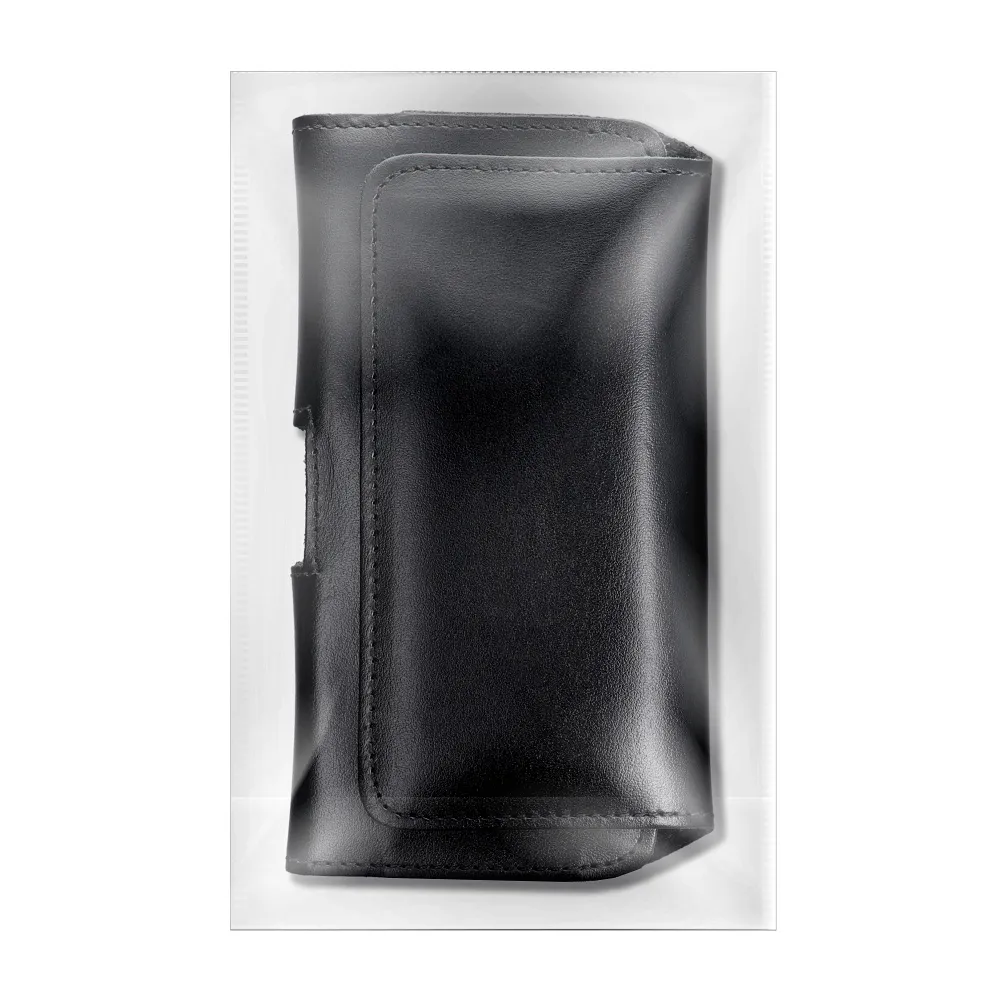 ROYAL universal horizontal leather belt holster size M for IPHONE 12 MINI / 13 MINI / SAMSUNG A40 / S8 / XIAOMI 12 / Redmi 5A black - Image 10