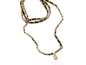 STRAP pendant for the phone / cord length 116cm (58cm in the loop) / on neck - black
