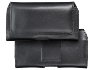 ROYAL universal horizontal leather belt holster size 2XL for SAMSUNG A21s / S20 ULTRA / S21 ULTRA / A70 / A71 / XIAOMI REDMI 9 / HUAWEI P SMART PRO black
